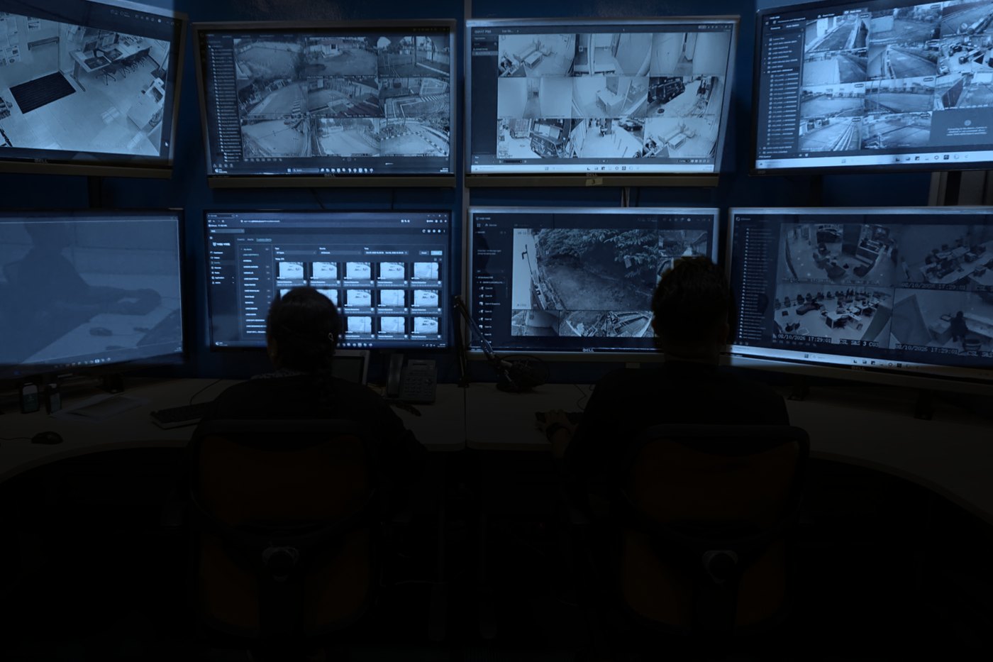 QC Command Centre operators at their monitoring stations